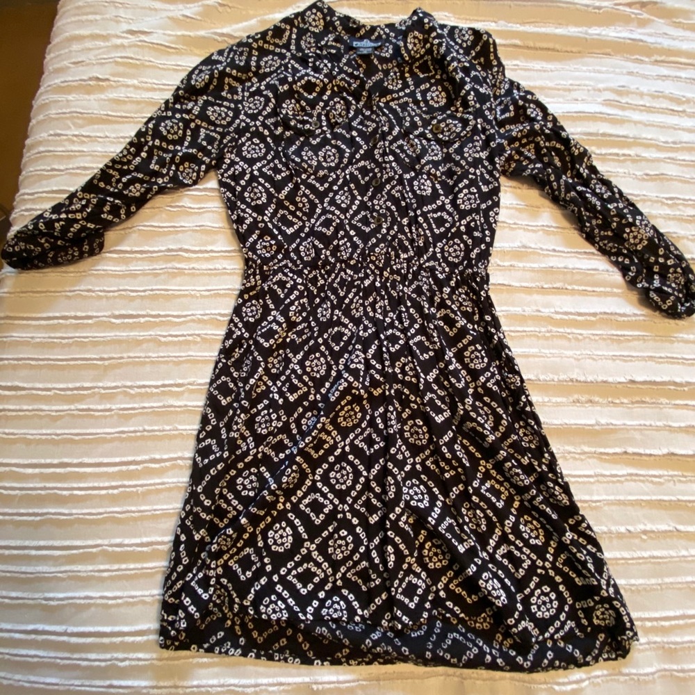 Black and white dress